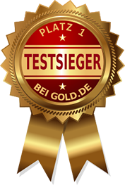 Siegel Testsieger Gold.de